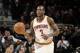 CLEVELAND, OH - DECEMBER 7: Dion Waiters #3 of the Cleveland Cavaliers brings the ball up the court against the New York Knicks at The Quicken Loans Arena on December 7, 2013 in Cleveland, Ohio. NOTE TO USER: User expressly acknowledges and agrees that, by downloading and/or using this Photograph, user is consenting to the terms and conditions of the Getty Images License Agreement. Mandatory Copyright Notice: Copyright 2013 NBAE (Photo by David Liam Kyle/NBAE via Getty Images)