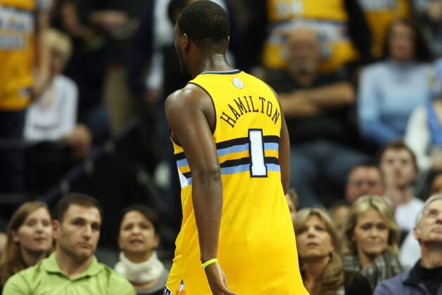Nuggets' Hamilton Suspended for Throwing Punch