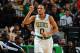 BOSTON, MA - DECEMBER 16: Avery Bradley #0 of the Boston Celtics celebrates a play against the Minnesota Timberwolves on December 16, 2013 at the TD Garden in Boston, Massachusetts. NOTE TO USER: User expressly acknowledges and agrees that, by downloading and or using this photograph, User is consenting to the terms and conditions of the Getty Images License Agreement. Mandatory Copyright Notice: Copyright 2013 NBAE (Photo by Brian Babineau/NBAE via Getty Images)