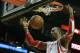 HOUSTON, TX - DECEMBER 18: Dwight Howard #12 of the Houston Rockets dunks the ball during the game against the Chicago Bulls at Toyota Center on December 18, 2013 in Houston, Texas. NOTE TO USER: User expressly acknowledges and agrees that, by downloading and or using this photograph, User is consenting to the terms and conditions of the Getty Images License Agreement. (Photo by Scott Halleran/Getty Images)