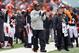 CINCINNATI, OH - DECEMBER 08: Marvin Lewis the head coach of the Cincinnati Bengals gives instructions to his team during the NFL game against the Indianapolis Colts at Paul Brown Stadium on December 8, 2013 in Cincinnati, Ohio. (Photo by Andy Lyons/Getty Images)