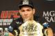 Jul 6, 2013; Las Vegas, NV, USA; Chris Weidman during the post fight press conference at the MGM Grand Garden Arena. Weidman defeated Anderson Silva for the Middleweight Chamionship in a TKO in the second round. Mandatory Credit: Jayne Kamin-Oncea-USA TODAY Sports