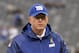 Nov 17, 2013; East Rutherford, NJ, USA; New York Giants head coach Tom Coughlin before the game against the Green Bay Packers at MetLife Stadium. Mandatory Credit: Robert Deutsch-USA TODAY Sports