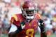 LOS ANGELES, CA - SEPTEMBER 21: Marqise Lee #9 of the USC Trojans warms up before the game against the Utah State Aggies at the Los Angeles Memorial Coliseum on September 21, 2013 in Los Angeles, California. (Photo by Harry How/Getty Images)