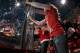 DETROIT, MI - DECEMBER 19: A Detroit Red Wings fan bangs on the glass after her team scores a goal during an NHL game against the Calgary Flames at Joe Louis Arena on December 19, 2013 in Detroit, Michigan. (Photo by Dave Reginek/NHLI via Getty Images)