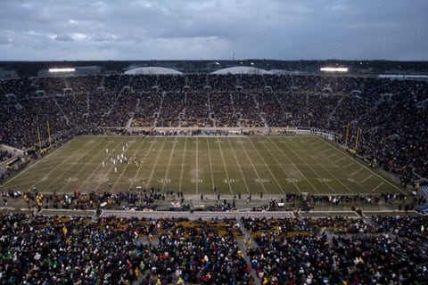 Swarbrick: Decision on Turf for Notre Dame Football Coming in Early 2014