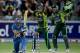 DUBAI, UNITED ARAB EMIRATES - DECEMBER 20: Umar Akmal and Sohaib Maqsood of Pakistan appeal the wicket of TM Dilshan of Sri Lanka during the second One-Day International (ODI ) match between Sri Lanka and Pakistan at the Dubai Sports City Cricket Stadium on December 20, 2013 in Dubai, United Arab Emirates. (Photo by Francois Nel/Getty Images)