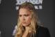 April 13, 2013; Las Vegas, NV, USA; Ronda Rousey poses for photographs following the TUF 17 Finale at the Mandalay Bay Events Center. Mandatory Credit: Gary A. Vasquez-USA TODAY Sports