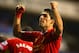 LONDON, ENGLAND - DECEMBER 15: Luis Suarez of Liverpool celebrates scoring their fourth goal during the Barclays Premier League match between Tottenham Hotspur and Liverpool at White Hart Lane on December 15, 2013 in London, England. (Photo by Paul Gilham/Getty Images)
