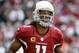 GLENDALE, AZ - DECEMBER 08: Larry Fitzgerald #11 of the Arizona Cardinals takes the field against the St Louis Rams during the first quarter of an NFL football game at University of Phoenix Stadium on December 8, 2013 in Glendale, Arizona. (Photo by Ralph Freso/Getty Images)