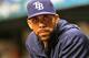 ST. PETERSBURG, FL - MAY 24: Pitcher David Price #14 of the Tampa Bay Rays watches play against the New York Yankees May 24, 2013 at Tropicana Field in St. Petersburg, Florida. The Yankees won 9 - 4. (Photo by Al Messerschmidt/Getty Images)