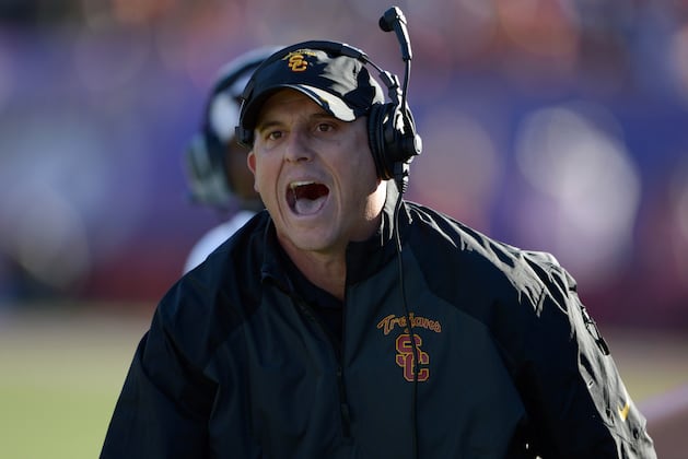Grading Clay Helton's Performance as USC Interim Head Coach vs. Fresno State