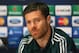 MANCHESTER, ENGLAND - MARCH 04: Xabi Alonso of Real Madrid faces the media during a press conference at Old Trafford on March 4, 2013 in Manchester, England. (Photo by Alex Livesey/Getty Images)
