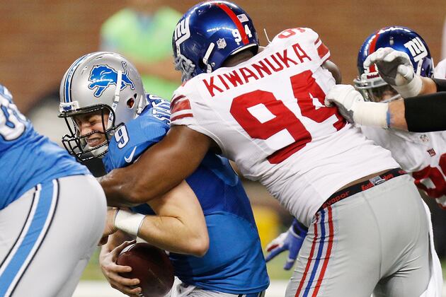 Giants Beat Lions 23-20 in OT on Josh Brown's FG