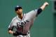 BOSTON, MA - OCTOBER 05: David Price #14 of the Tampa Bay Rays pitches against the Boston Red Sox during Game Two of the American League Division Series at Fenway Park on October 5, 2013 in Boston, Massachusetts. (Photo by Jim Rogash/Getty Images)