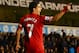LONDON, ENGLAND - DECEMBER 15: Luis Suarez of Liverpool celebrates scoring their fourth goal during the Barclays Premier League match between Tottenham Hotspur and Liverpool at White Hart Lane on December 15, 2013 in London, England. (Photo by Paul Gilham/Getty Images)