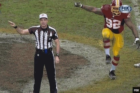 The Redskins' Chris Baker Has the New Best Celebration GIF on the Internet