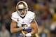 Nov 9, 2013; Pittsburgh, PA, USA; Notre Dame Fighting Irish wide receiver TJ Jones (7) carries the ball in the fourth quarter against the Pittsburgh Panthers at Heinz Field. Pitt won 28-21. Mandatory Credit: Matt Cashore-USA TODAY Sports