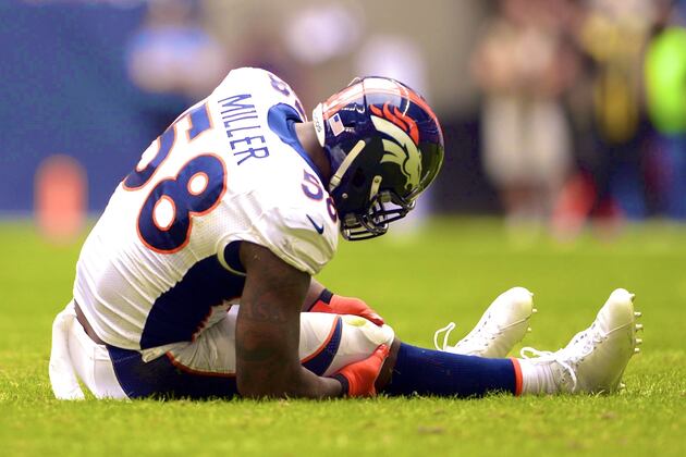 Von Miller Will Miss Remainder of Season with Torn ACL
