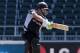 JOHANNESBURG, SOUTH AFRICA - SEPTEMBER 27: Jesse Ryder of New Zealand hits out during the ICC Champions Trophy Group B match between New Zealand and Sri Lanka played at Wanderers Stadium on September 27, 2009 in Johannesburg, South Africa. (Photo by Hamish Blair/Getty Images)