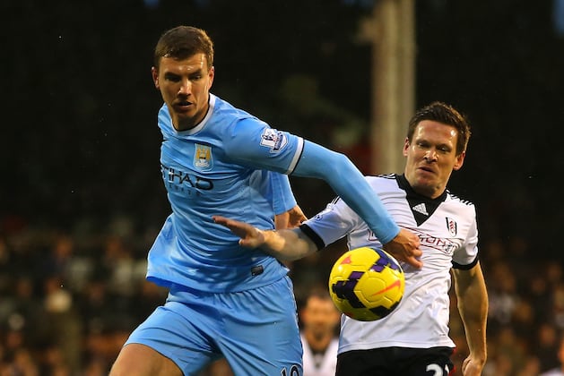With Sergio Aguero Out, Who Will Edin Dzeko Blame This Time If He Can't Score?