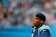 CHARLOTTE, NC - DECEMBER 22: Cam Newton #1 of the Carolina Panthers watches on during their game against the New Orleans Saints at Bank of America Stadium on December 22, 2013 in Charlotte, North Carolina. (Photo by Streeter Lecka/Getty Images)
