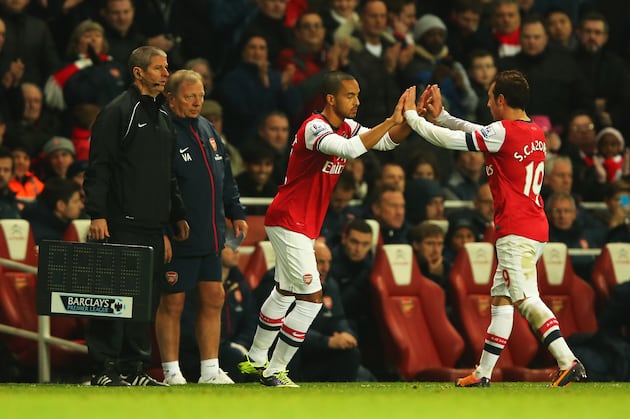 Arsenal and the Theo Walcott-Santi Cazorla Factor in the Race for 2013-14 Title