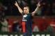 PARIS, FRANCE - MAY 18: Zlatan Ibrahimovic of PSG celebrates after scoring to make it 3-0 during the Ligue 1 match between Paris Saint-Germain FC and Stade Brestois 29 at Parc des Princes on May 18, 2013 in Paris, France. (Photo by Michael Regan/Getty Images)