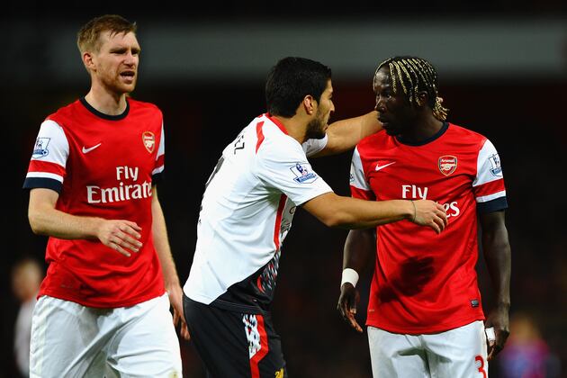 Imagining Liverpool's Luis Suarez in an Arsenal Kit