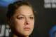 Feb 23, 2013; Anaheim, CA, USA; Ronda Rousey attends the post fight press conference at the Honda Center. Rousey defeated Liz Carmouche in their bantamweight title bout. Mandatory Credit: Jayne Kamin-Oncea-USA TODAY Sports