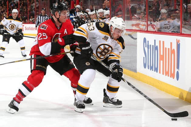 What Is on the Line in the Bruins' Home-and-Home Series with the Senators?