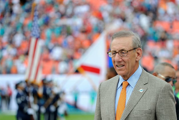 Dolphins Owner Stephen Ross Gives Pep Talk to Team