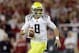 PALO ALTO, CA - NOVEMBER 07: Marcus Mariota #8 of the Oregon Ducks in action against the Stanford Cardinal at Stanford Stadium on November 7, 2013 in Palo Alto, California. (Photo by Ezra Shaw/Getty Images)