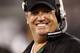 EAST RUTHERFORD, NJ - SEPTEMBER 01: Rex Ryan, head coach of the New York Jets smiles during a pre-season game against Philadelphia Eagles at MetLife Stadium on September 1, 2011 in East Rutherford, New Jersey. (Photo by Jeff Zelevansky/Getty Images)