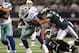 Dec 2, 2012; Arlington, TX, USA; Dallas Cowboys running back DeMarco Murray (29) runs with the ball against Philadelphia Eagles cornerback Nnamdi Asomugha (24) at Cowboys Stadium. Mandatory Credit: Matthew Emmons-USA TODAY Sports