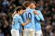 Edin Dzeko helped City pull out a tougher-than-expected victory.