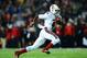 Dec 5, 2013; Cincinnati, OH, USA; Louisville Cardinals wide receiver DeVante Parker (9) makes a catch and runs for a touchdown during the first quarter against the Cincinnati Bearcats at Nippert Stadium. Mandatory Credit: Andrew Weber-USA TODAY Sports