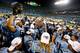 CHARLOTTE, NC - DECEMBER 28: The North Carolina Tar Heels celebrate afterdefeating the Cincinnati Bearcats 39-17 at Bank of America Stadium on December 28, 2013 in Charlotte, North Carolina. (Photo by Streeter Lecka/Getty Images)