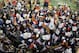 ATLANTA, GA - DECEMBER 07: Deon Mix #75, Tre Mason #21, Johnathan Ford #23, Ricardo Louis #5 and fellow Auburn Tigers celebrate after defeating the Missouri Tigers 59-42 to win the SEC Championship Game at the Georgia Dome on December 7, 2013 in Atlanta, Georgia. (Photo by Mike Ehrmann/Getty Images)