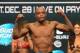 Dec 27, 2013; Las Vegas, NV, USA; Anderson Silva at the weigh-in for his UFC Middleweight Title Fight against Chris Weidman (not pictured) on December 28 at MGM Grand Garden Arena. Mandatory Credit: Jayne Kamin-Oncea-USA TODAY Sports