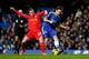 LONDON, ENGLAND - DECEMBER 29: Frank Lampard of Chelsea is tackled by Joe Allen of Liverpool during the Barclays Premier League match between Chelsea and Liverpool at Stamford Bridge on December 29, 2013 in London, England. (Photo by Julian Finney/Getty Images)