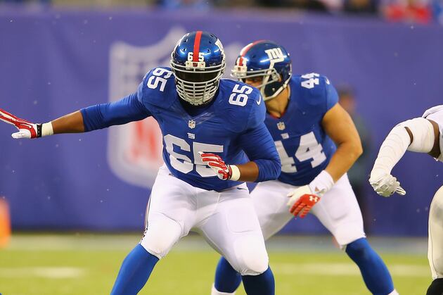 Will Beatty Ruled out for Rest of Today's Game Due to Right Knee Sprain