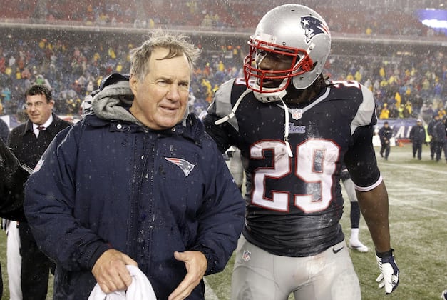 Belichick Says He Talked to Talib Before Patriots Traded for Blount
