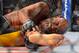Dec 28, 2013; Las Vegas, NV, USA; Anderson Silva reacts after breaking his leg on a kick to Chris Weidman (not pictured) during their UFC middleweight championship bout at the MGM Grand Garden Arena. Mandatory Credit: Jayne Kamin-Oncea-USA TODAY Sports