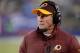 Dec 29, 2013; East Rutherford, NJ, USA; Washington Redskins head coach Mike Shanahan during the game against the New York Giants at MetLife Stadium. Mandatory Credit: Robert Deutsch-USA TODAY Sports