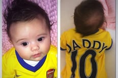 Jack Wilshere Gets Cute Personalised Arsenal Shirt for Daughter