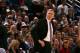 SALT LAKE CITY, UT - DECEMBER 27: Mike D'Antoni, Head Coach of the Los Angeles Lakers watches during play against the Utah Jazz at EnergySolutions Arena on December 27, 2013 in Salt Lake City, Utah. NOTE TO USER: User expressly acknowledges and agrees that, by downloading and or using this Photograph, User is consenting to the terms and conditions of the Getty Images License Agreement. Mandatory Copyright Notice: Copyright 2013 NBAE (Photo by Melissa Majchrzak/NBAE via Getty Images)