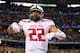 ARLINGTON, TX - NOVEMBER 16: Jace Amaro #22 of the Texas Tech Red Raiders celebrates a touchdown against the Baylor Bears at AT&T Stadium on November 16, 2013 in Arlington, Texas. (Photo by Ronald Martinez/Getty Images)