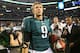 ARLINGTON, TX - DECEMBER 29: Nick Foles #9 of the Philadelphia Eagles looks on after their 24 to 22 win over the Dallas Cowboys at Cowboys Stadium on December 29, 2013 in Arlington, Texas. (Photo by Ronald Martinez/Getty Images)
