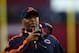 Dec. 23, 2012; Glendale, AZ, USA: Chicago Bears head coach Lovie Smith against the Arizona Cardinals at University of Phoenix Stadium. Mandatory Credit: Mark J. Rebilas-USA TODAY Sports